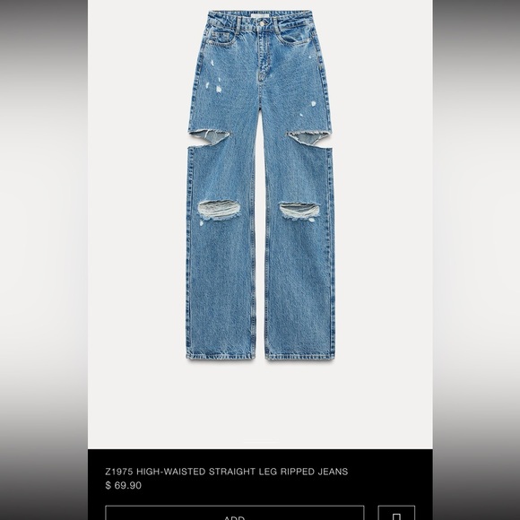 Blue Denim Jeans - Picture 1 of 14